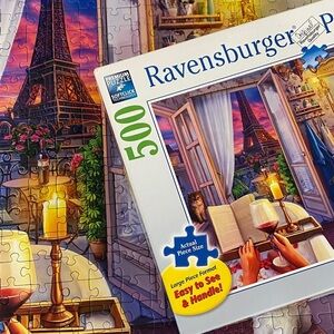 Ravensburger 500 large piece format puzzle “Cozy Bathroom” 2021 Complete
